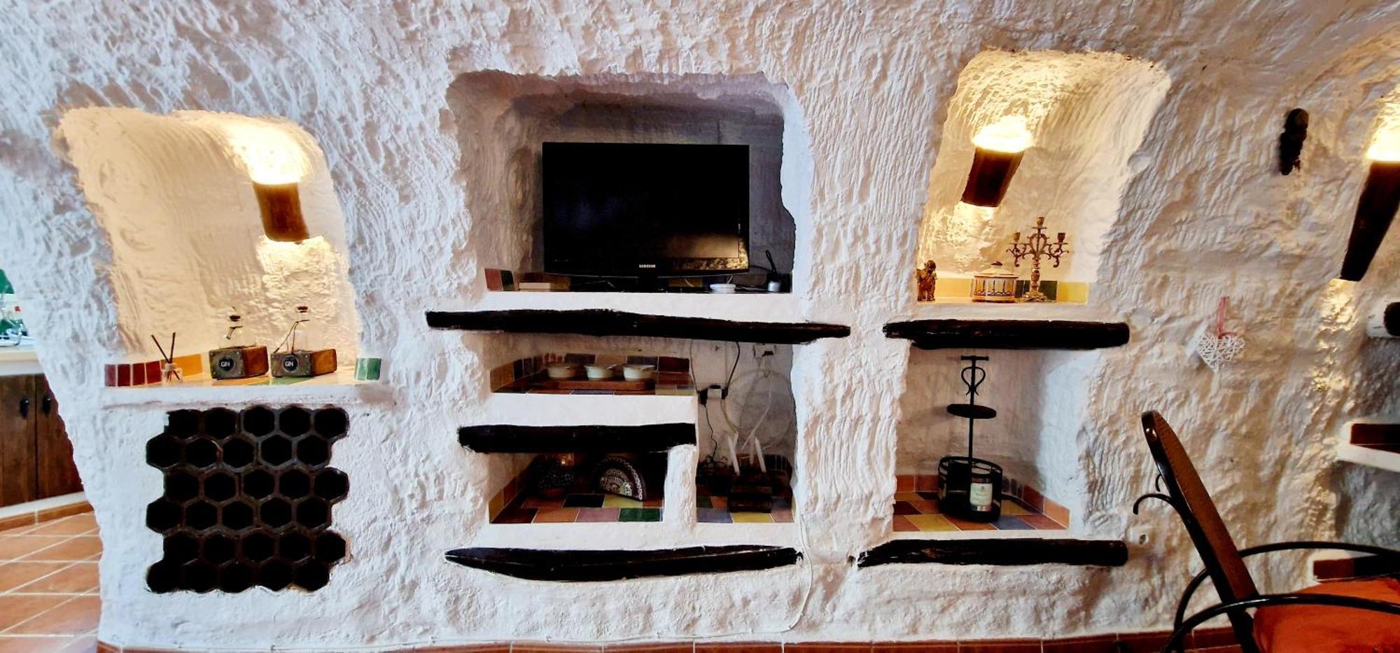 Casa Cueva Cascamorras "Capricho Andaluz" Baza Bagian luar foto